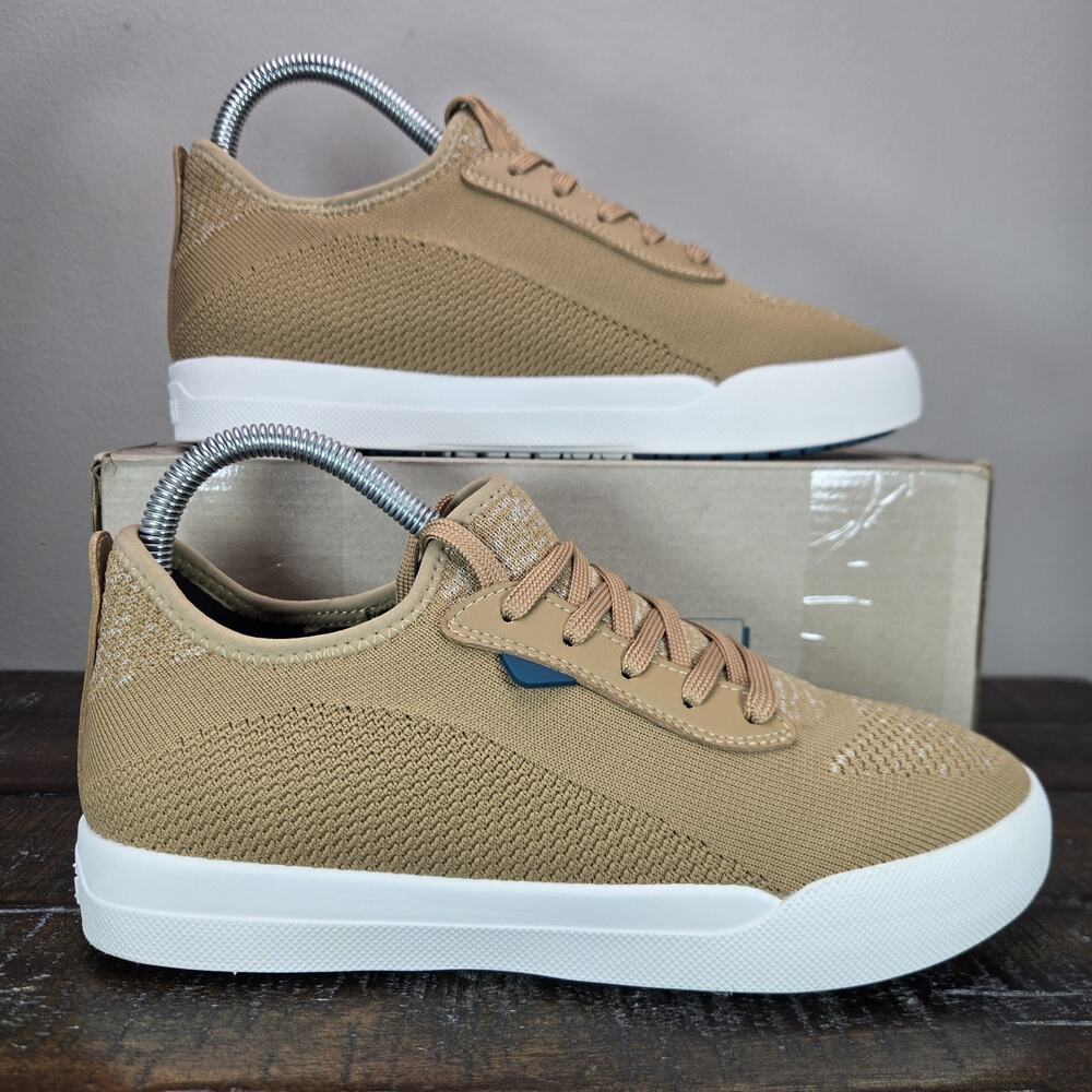 Vessi Weekend Sneaker Womens Size 7 Waterproof Shoes Oak Brown White Mens 6